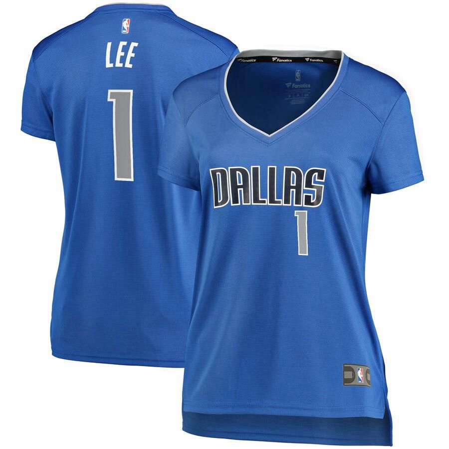 Dallas Mavericks Courtney Lee Fanatics Branded Replica Fast Break Player Icon Jersey Womens - Blue | Ireland M0617A6