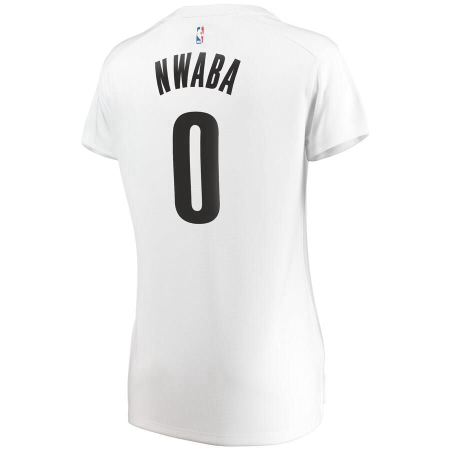 Brooklyn Nets David Nwaba Fanatics Branded Fast Break Player Association Jersey Womens - White | Ireland J9226C9